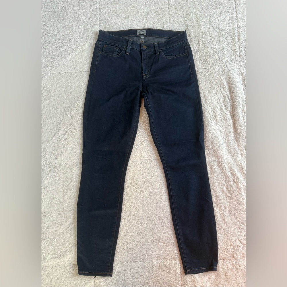 J. Crew Toothpick Dark Blue Wash Women's Jeans Size 28